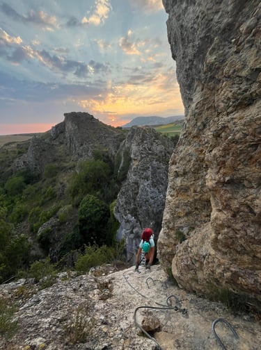 Ferrata Miraveche-Silanes - Castilla Leon