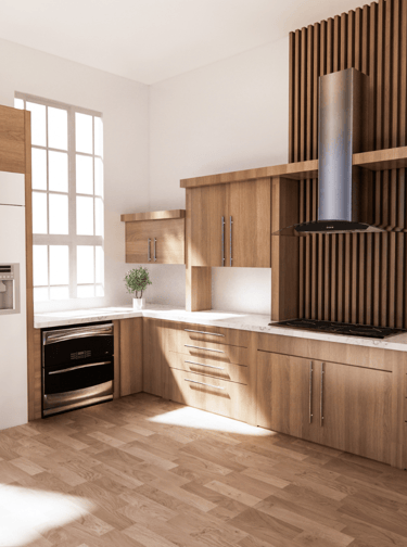 Rustic Modern Kitchen cabinets