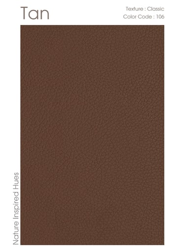 Tan Colour Leather Laminate Sample