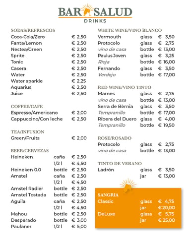 Bar Salud Drinks 1