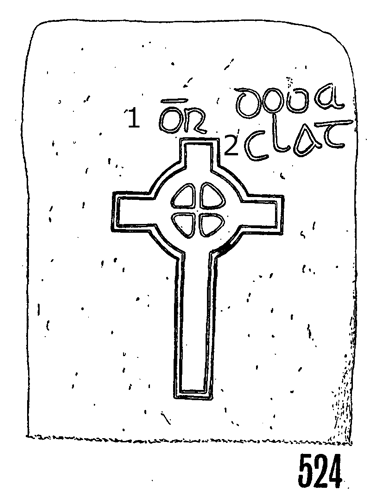 Clonfert Runestone 522  - Barony of Longford, County Galway, Ireland