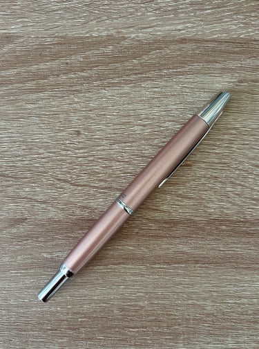 Pilot Vanishing Point Decimo fountain pen for luxurious and mindful writing.