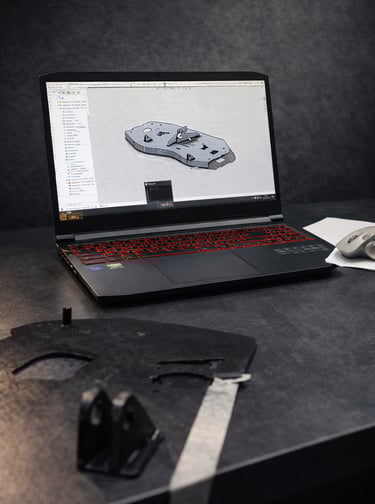 modelagem e definição técnica de componentes industriais