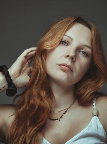 portret vrouw rood haar 