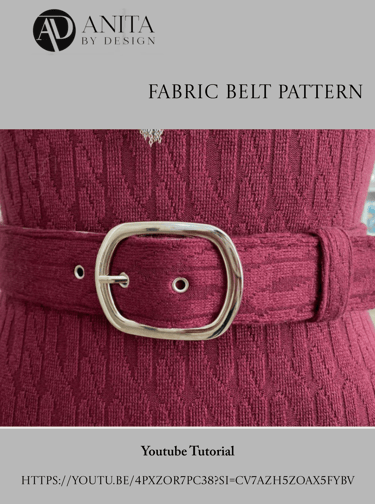 fabric belt sewing pattern