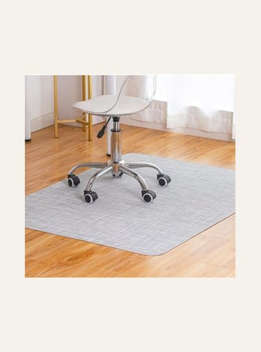 Baroyal Office Chair Mat for Hardwood Floor Under Desk Computer - Mist 36 by 48