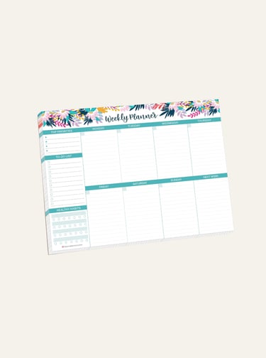 bloom daily planners Horizontal Weekly Tear-Off To Do List Planning Pad