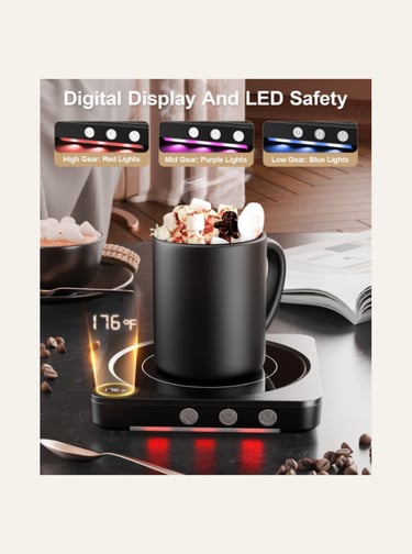 House Gem Store Mug Warmer Black