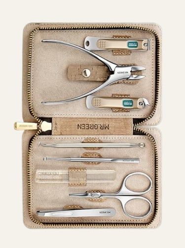 MR.GREEN Manicure Pedicure Kits Grey 
