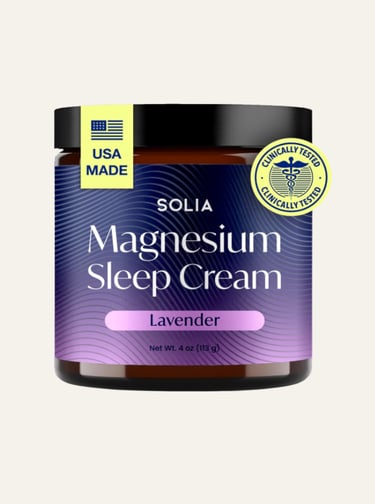 Solia Magnesium Sleep Cream - Lavender 