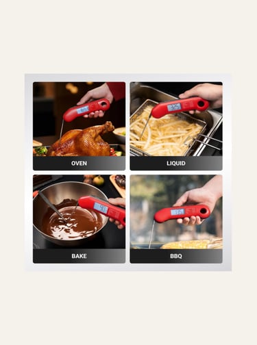 ThermoMaven Professional Meat Thermometer Digital Red and Grey