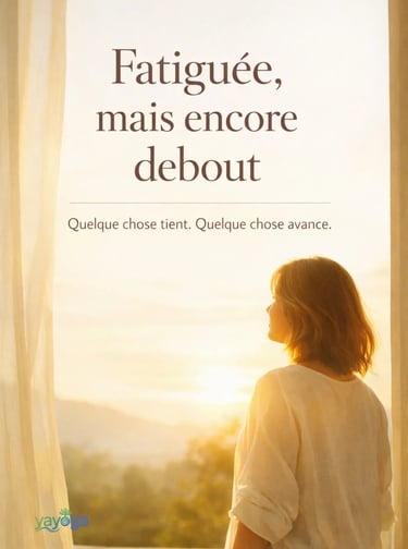 couverture ebook "fatiguèe, mais encore debout"