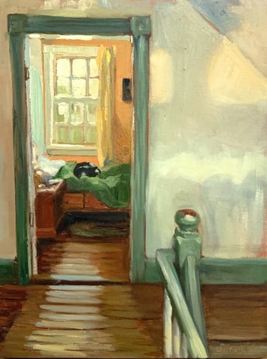 THE NAP - Painting by Mary Morey