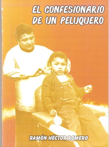 Imagen de Fondo: Tapa del Libro "El Confesionario de un Peluquero" del Escritor Ramón H. Romero