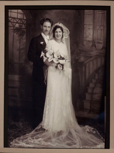 Wedding photo of Mr. and Mrs. Rino D