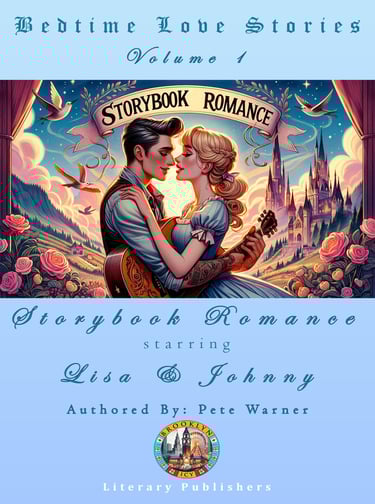 a couple falling in love standing in front of a castle