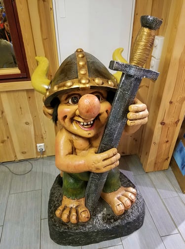 A happy troll near Trollstigen, Norway