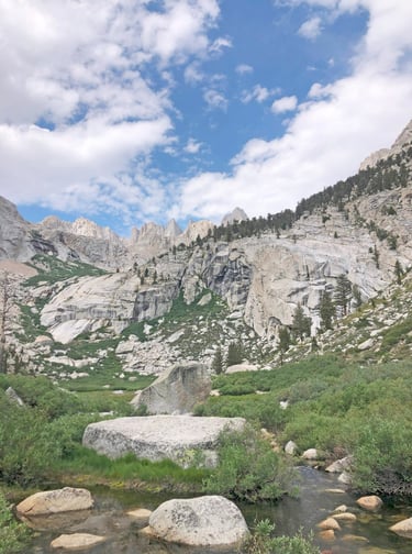 Lower Boy Scout Lake in September, Mount Whitney Mountaineer’s Route, California
