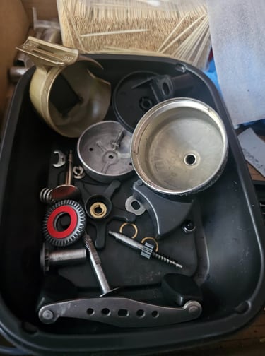 After complete cleaning and corrosion removal.