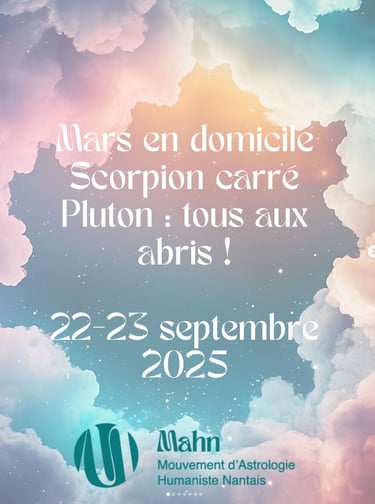 Titre astrologique Mars en Scorpion