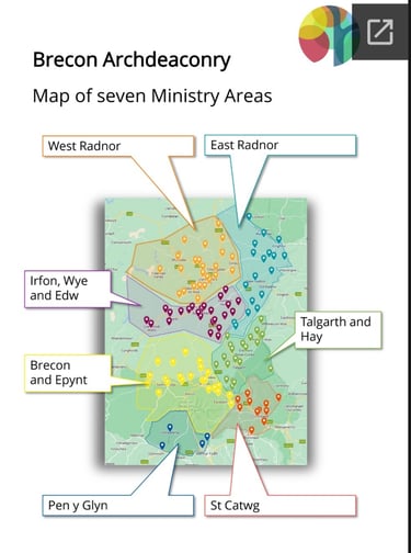Ministry Area Map