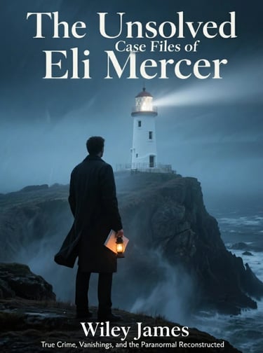 The Unsolved Case Files of Eli Mercer book cover, noir detective cold cases