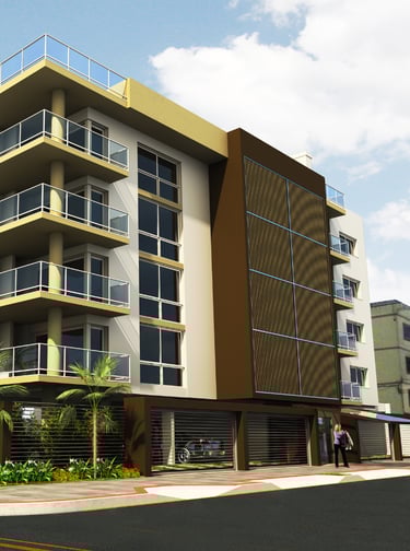 Prédio multifamiliar Villa Florencia na cidade de Pelotas. Construtora Valori Empreendimentos