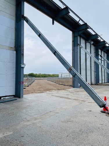 Re-engineered steel propping