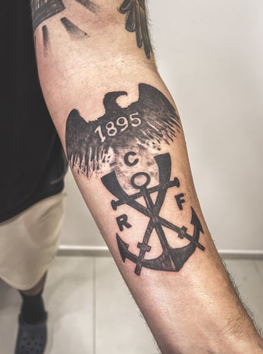 Tatuagem Flamengo - URSATO TATTOO STUDIO