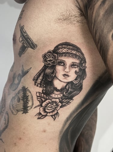 Tatuagem Old School - Estúdio de Tatuagem Pechincha