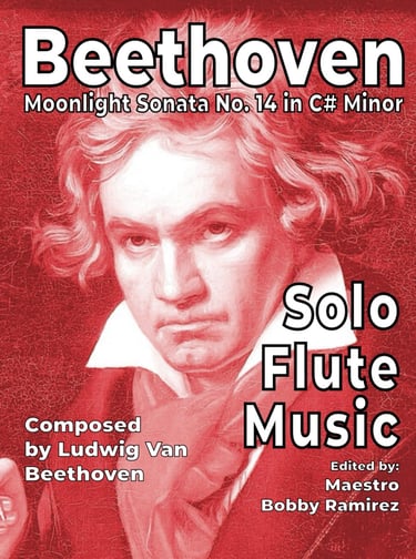 Beethoven Moonlight Sonata No. 14 for Solo Flute