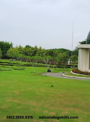 san diego hills karawang taman makam indah rapi bersih dan nyaman di pemakaman muslim
