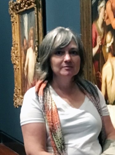 Hi. I’m Teena. I’m an artist who loves to paint colourful paintings to inspire hope.  