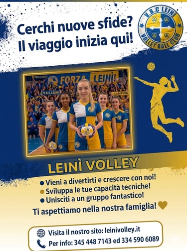 Visita il nostro nuovo sito web leinivolley.it per tutti gli aggiornamenti