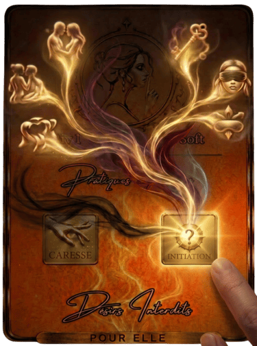 Carte SOFT du jeu de couple montrant le pictogramme initiation pour oser des fantasmes sans parler ni malaise.
