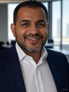 a man in a suit and white shirt smiling
