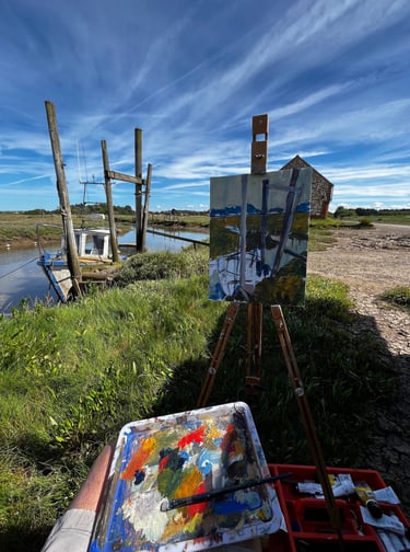 artist painting 'en plein air'