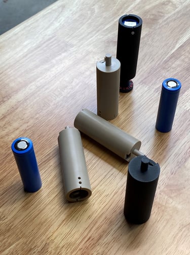 21700 Li-ion Battery Holders and 3D printed versions
