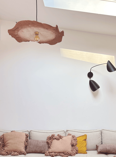 luminaire écoresponsable en plastique recyclé Pas dans la Mer 