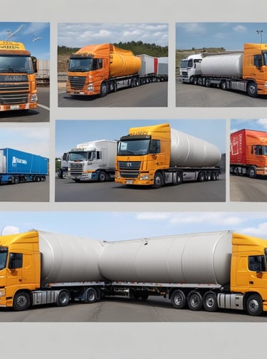 A distribution truck loaded with cement bags ready for delivery.