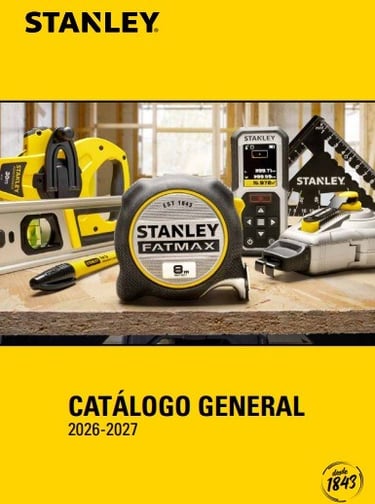 Catálogo General Stanley 2026-2027 con herramientas Fatmax y equipos de medición - A1 Suministros