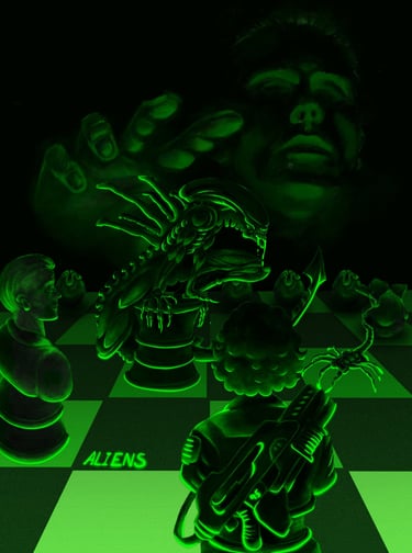 Aliens - Xenomorph Chessboard, 2025