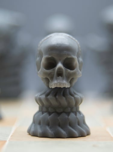 Bracara Arts Chess Skull Pawn