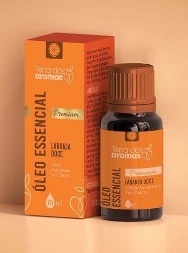 Design de embalagem para óleo essencial Poderes da Natureza