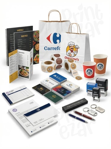 Affordable Printing Services UAE: Paper Cups, Business Cards, Stickers, Flyers. High Quality.