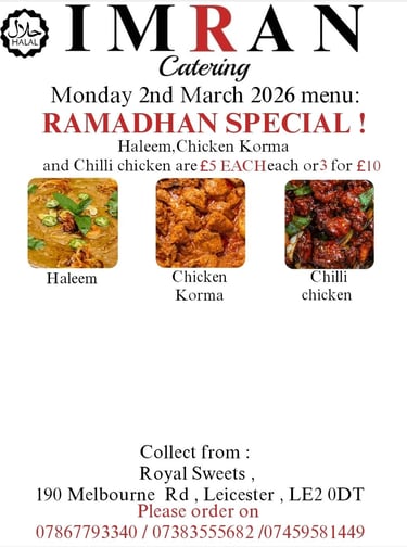 Ramadan 2026 Menu