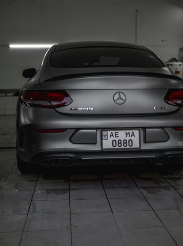 Mercedes E43 AMG fitted with Bridgestone tyres at Tyrepublic’s tire shop in Nigeria