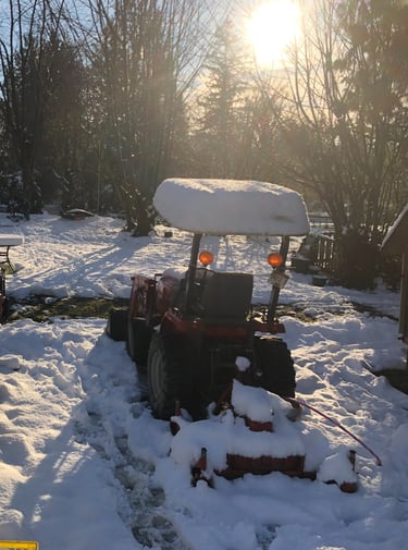 Tractor for snow Removal