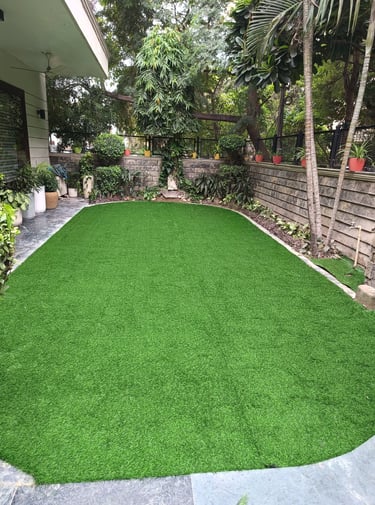 Artificial Grass After Installation Image