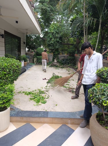 Artificial Grass Before Installation Image